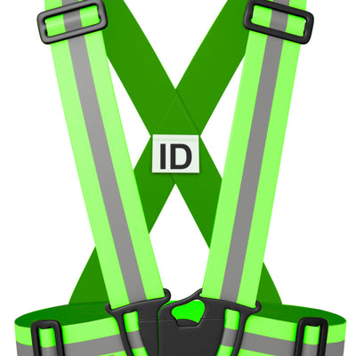 Tuvizo Reflective Vest for Running or Cycling.  Comfortable Reflective Gear to Increase Safety and Visibility