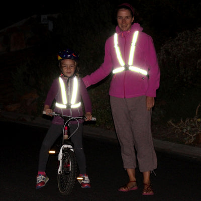 Tuvizo Reflective Vest for Running or Cycling.  Comfortable Reflective Gear to Increase Safety and Visibility