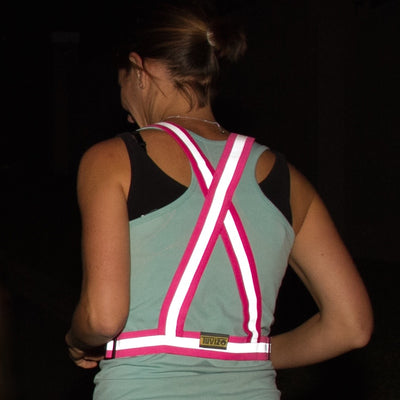 Tuvizo Reflective Vest for Running or Cycling.  Comfortable Reflective Gear to Increase Safety and Visibility